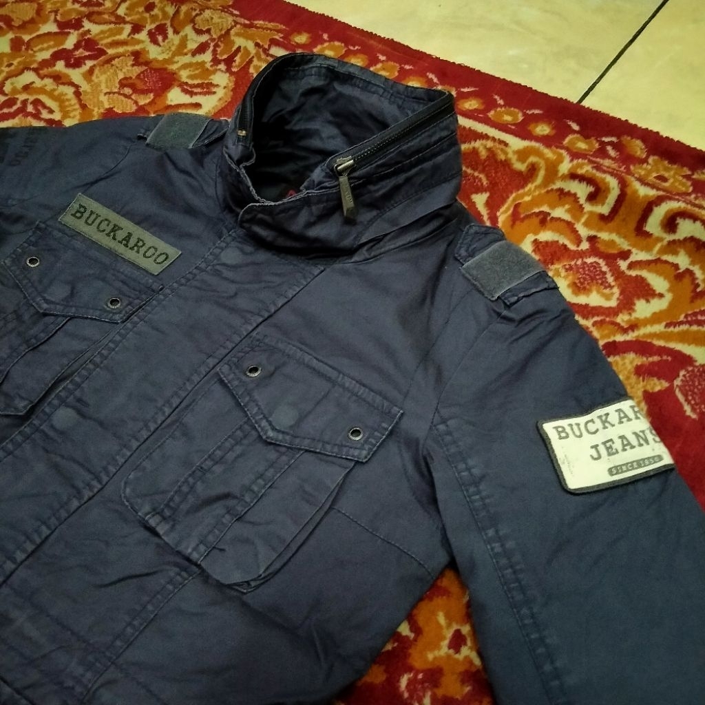 Jaket Buckaroo m65 size S fit M bahan kanvas