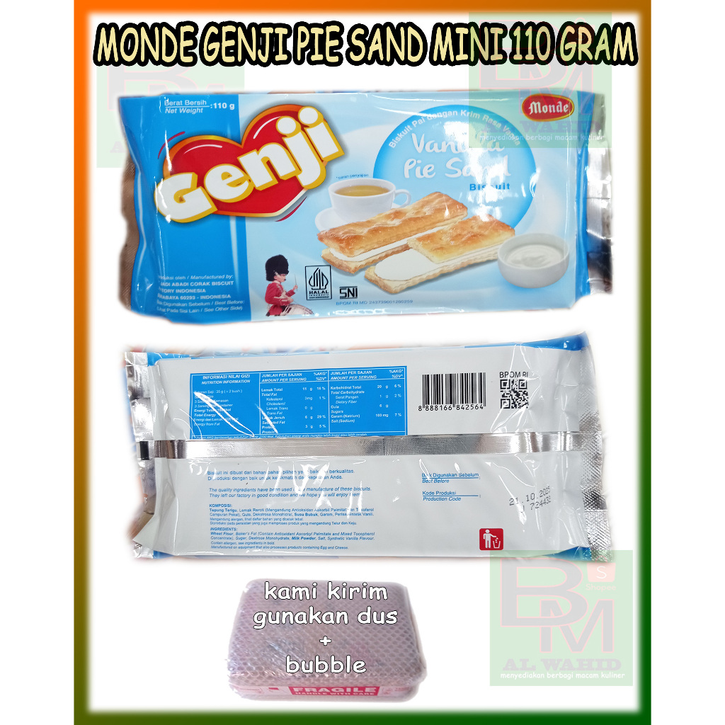 

Genji Vanilla Pie Sand Minyak 110 Gram