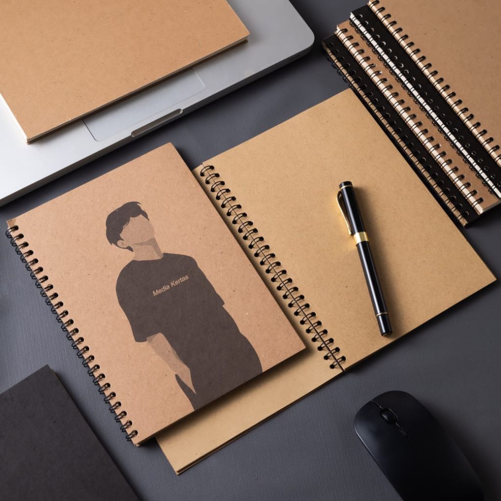 

Sketchbook buku Sketsa polos sampul kuncir, buku Sketsa sampul love.