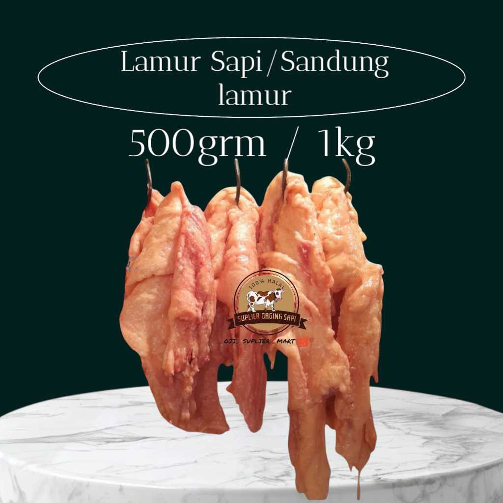 

Sandung Lamur Sapi Fresh 500grm-1kg