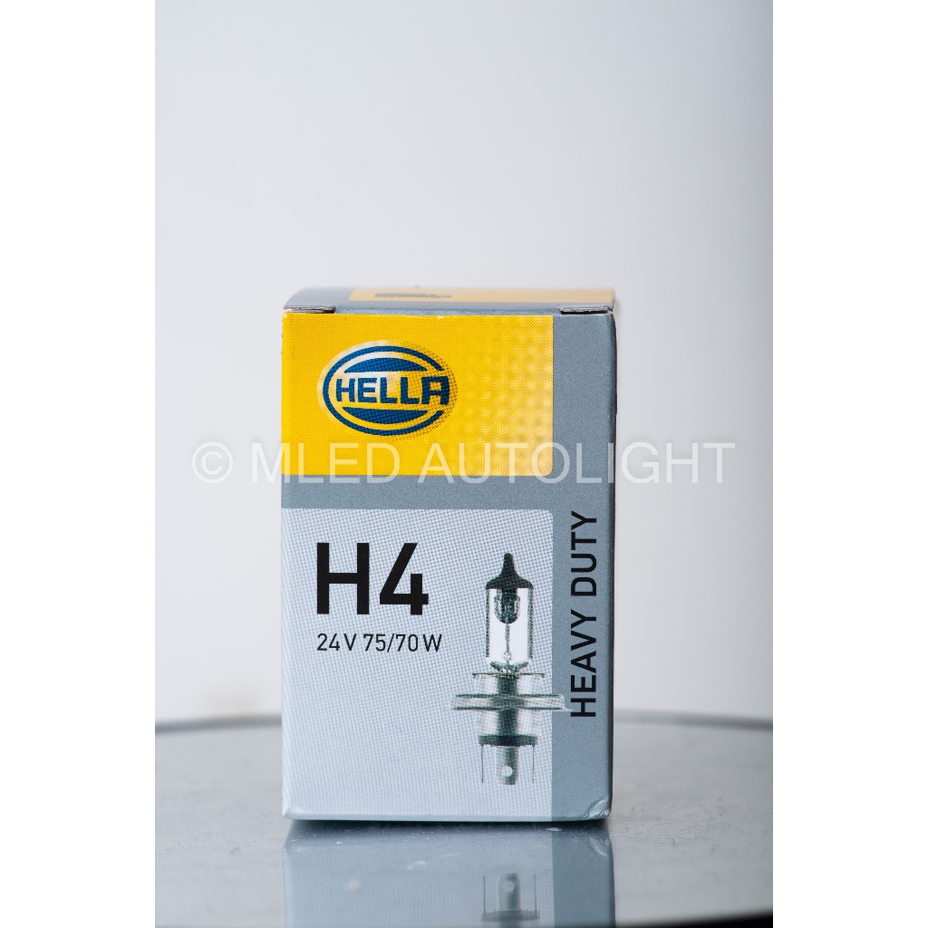 Bohlam Halogen H4 24V 75/70W Hella Original