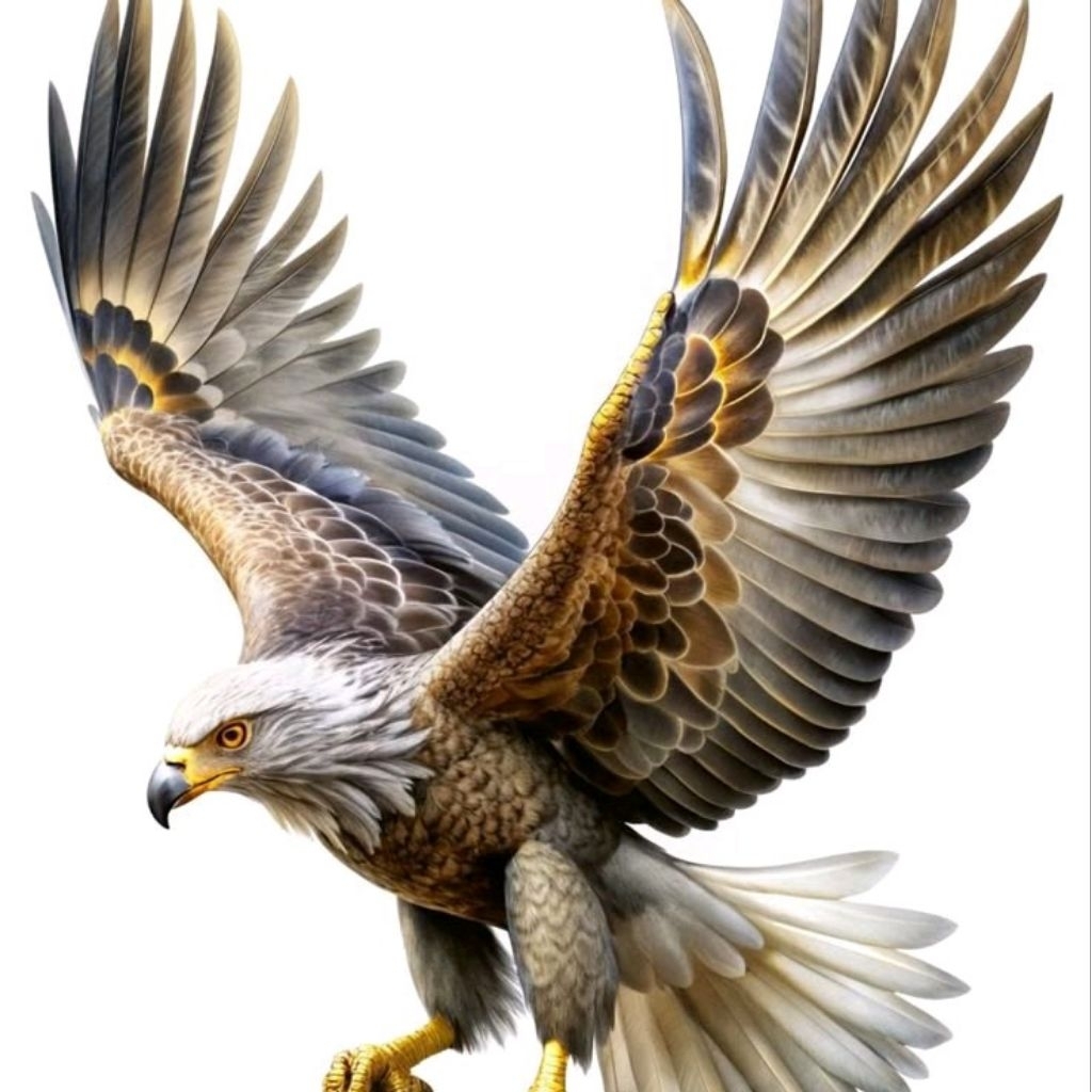 

stiker 3D elang keren, stiker print sudah cutting, size 15 x 20 cm, anti air