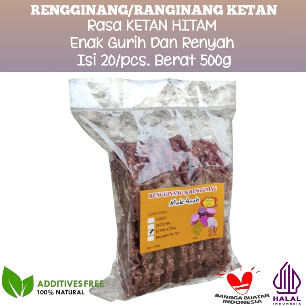 

Rengginang Ketan Hitam Mak Anah