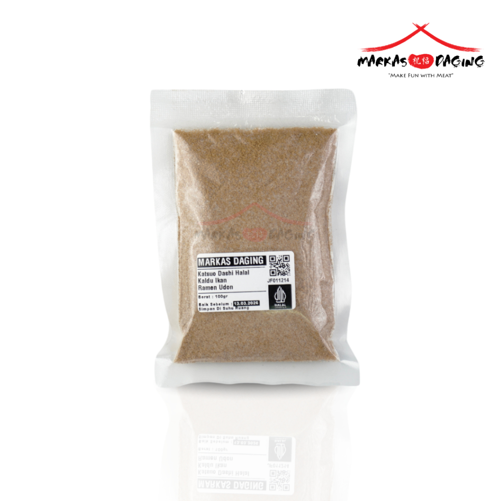 

Katsuo Dashi Halal - Kaldu Ikan Ramen Udon 100 Gram - Markasdaging