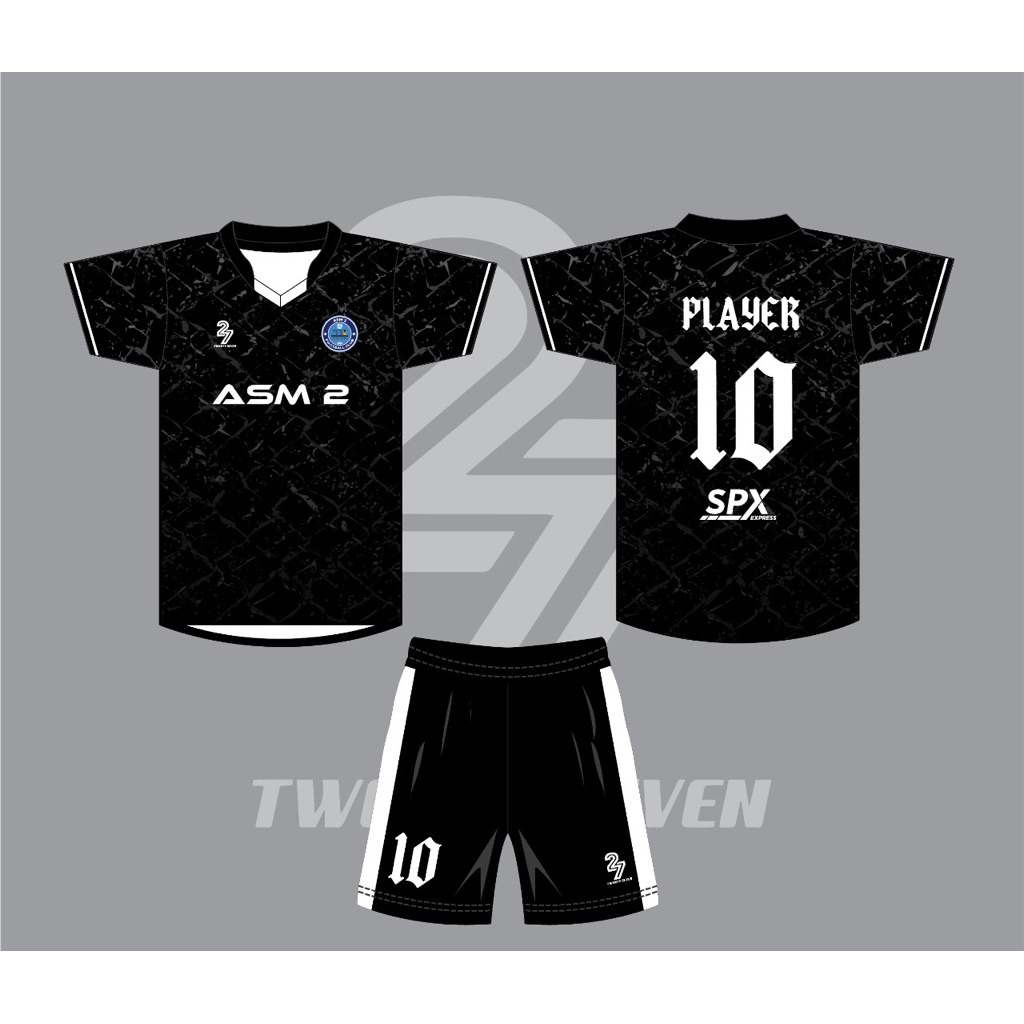 Jersey Custom Full Printing Baju Bola Futsal Voly Badminton Bahan Dryfit Bintik Original