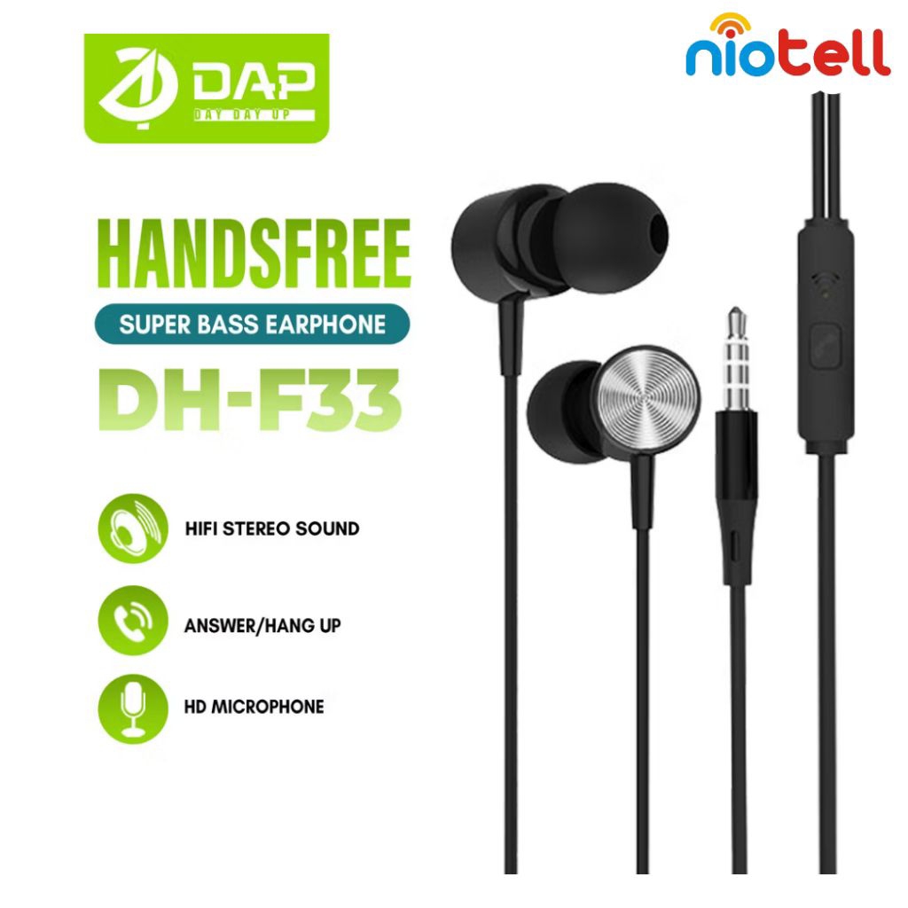 DAP Headset Kabel Stereo Earbuds | DH-F33