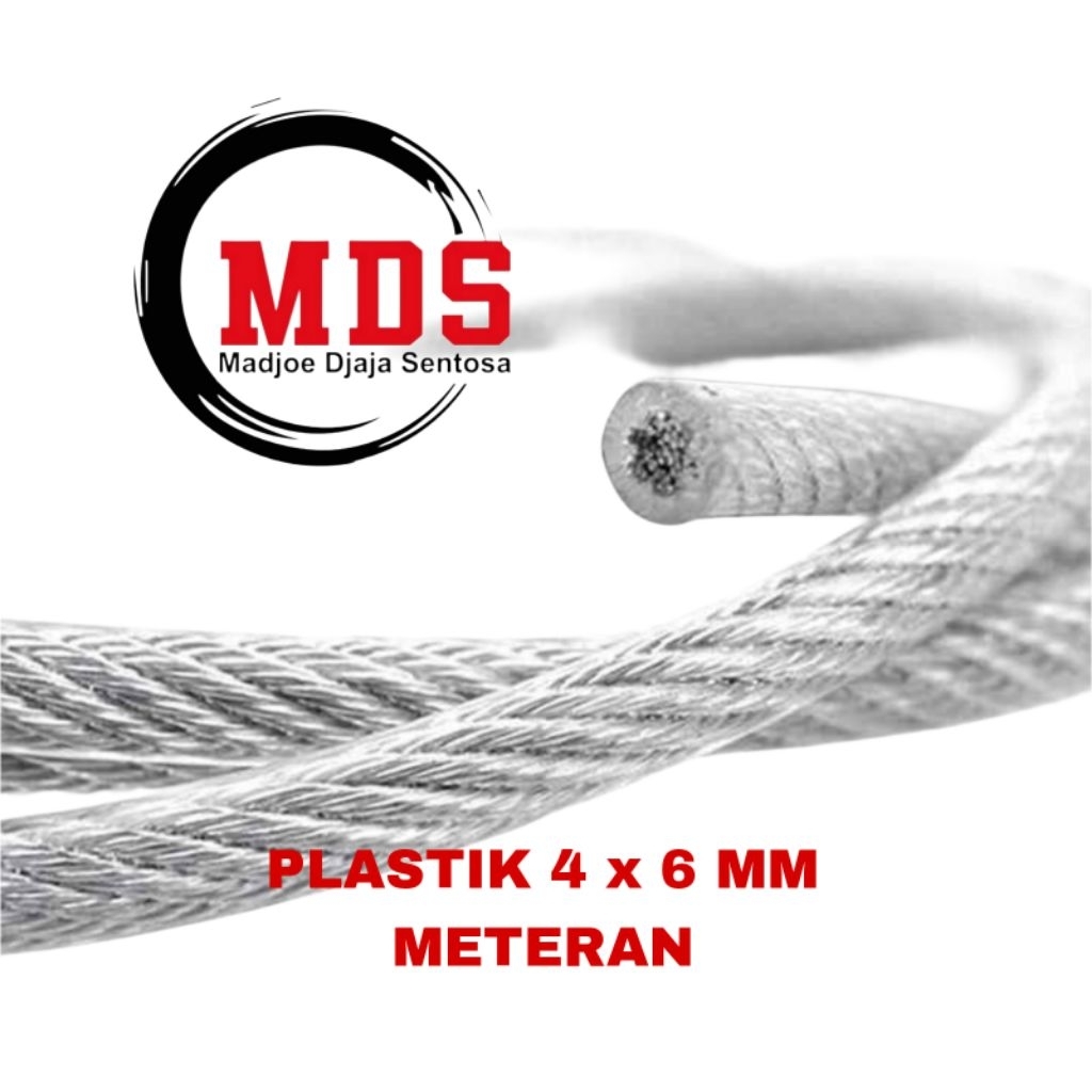sling lapis plastik 6mm / seling lapis plastik 6mm / seling baja lapis plastik 6mm / sling baja lapi