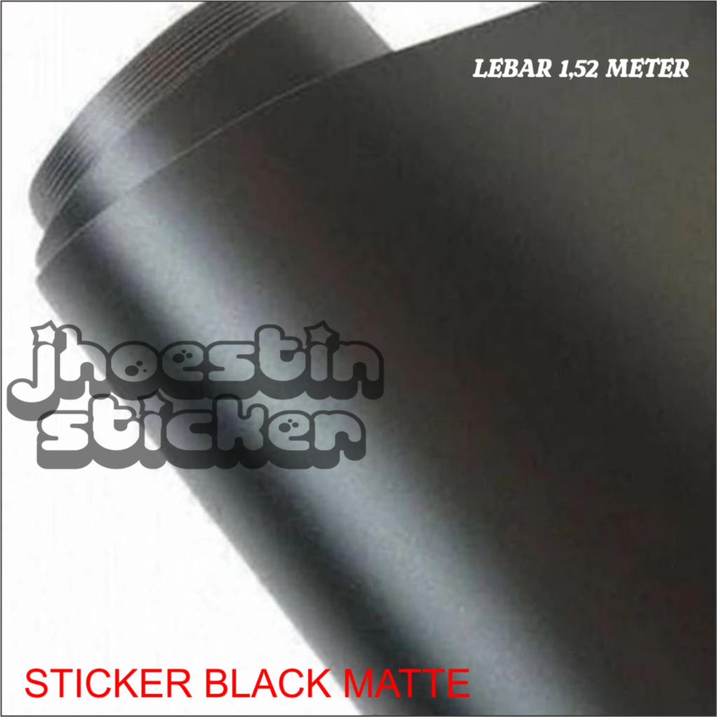 stiker mobil skotlet hitam doff sticker scotlite premium untuk body motor dan mobil lebar 152 cm