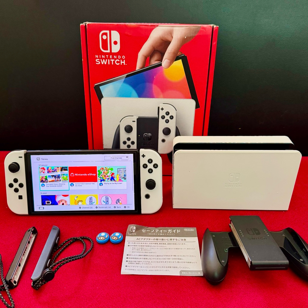 Nintendo Switch Oled Second Original Warna Putih murah ori asli nitendo switch nintendoswitch mesin 