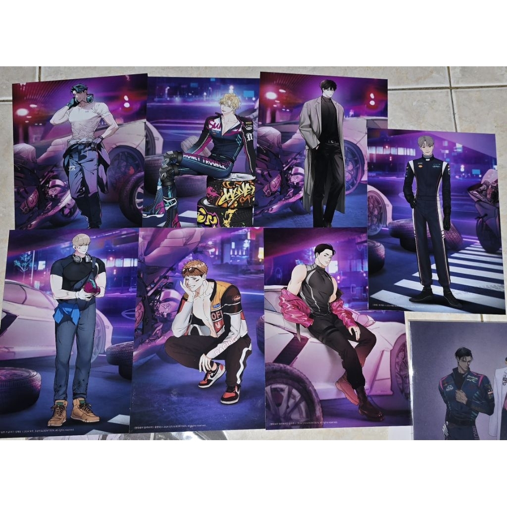 

READY - Official Postcard Partner Bomtoon 2024 (7pcs)