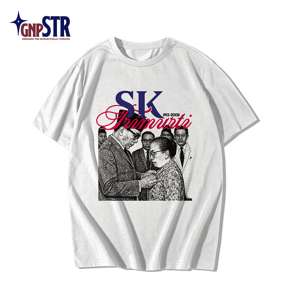 Tshirt SK TRIMURTI | MENTRI PEKERJA AWAL KEMERDEKAAN| GNPSTR| SOTOBA KOMACHI SERIES| UNISEX CUTING
