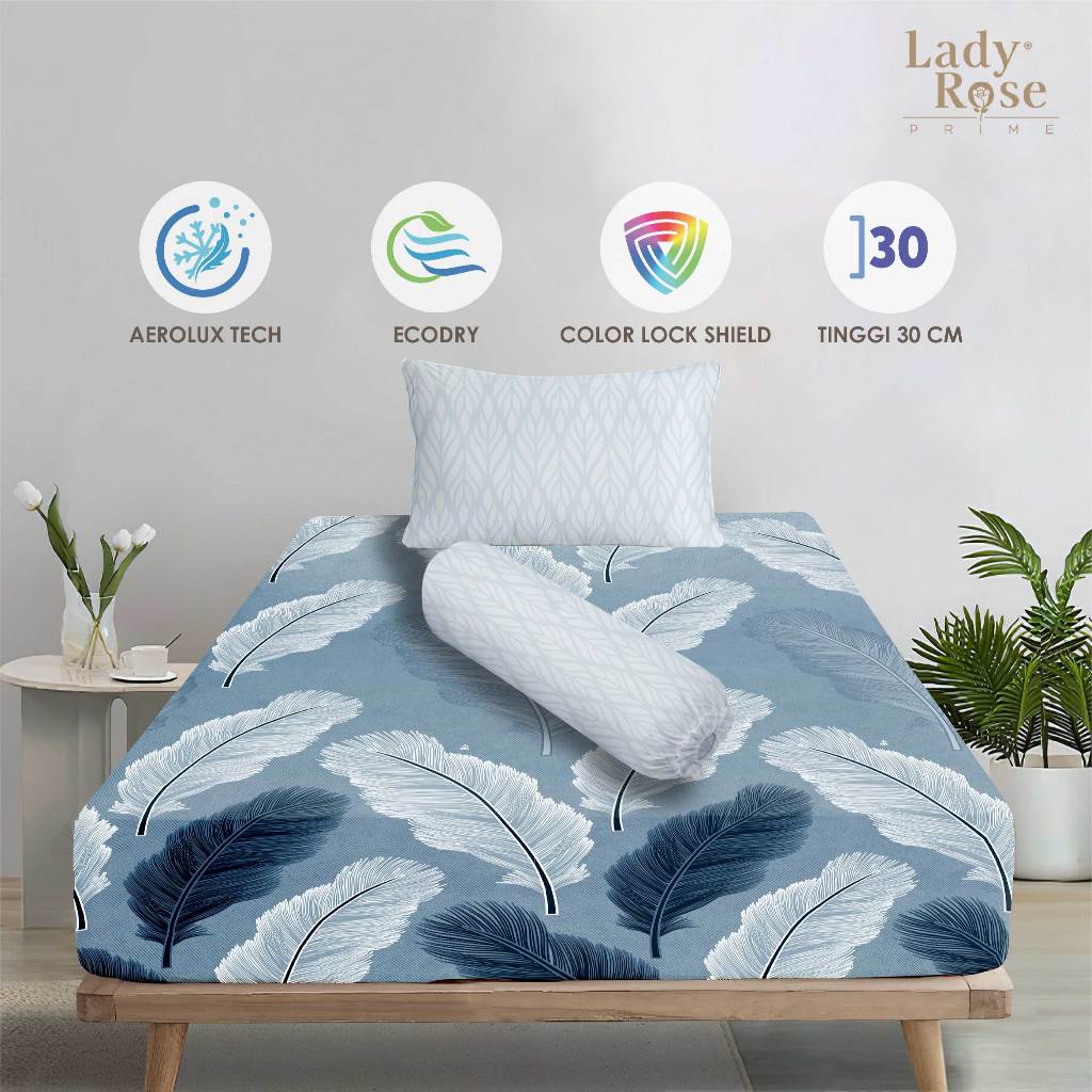 Lady Rose Prime - Sprei Single 120x200 Tinggi 30Cm - Dalila