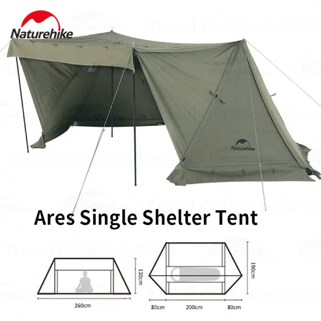 TENDA ARES NATUREHIKE NH21YW157 / TENDA BUSHCRAFT NATUREHIKE