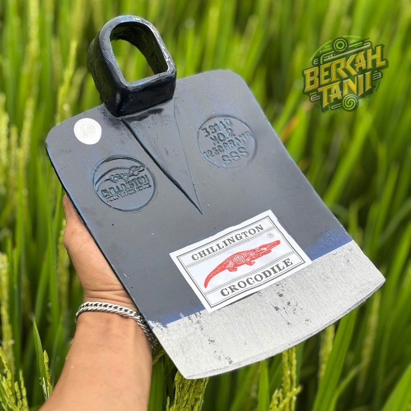 Cangkul Import Cap Crocodile Chilington Pacul Cap Buaya Asli Cangkul Sawah Tebal Kuat