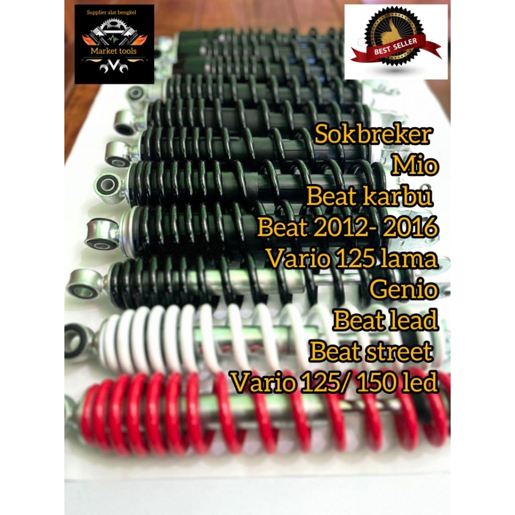 shock breaker Mio beat Vario Genio hidrolis cover baru