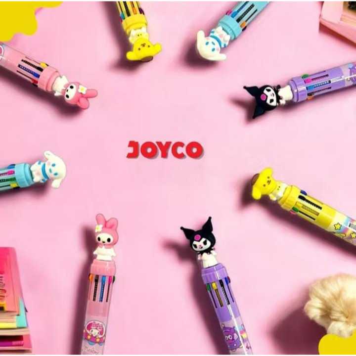 

Pulpen Lucu 3D DOLL Sanrio Edition Pulpen 10 Warna Bolpen Gel Tinta Animasi Alat Tulis Sekolah Anak Super Imut