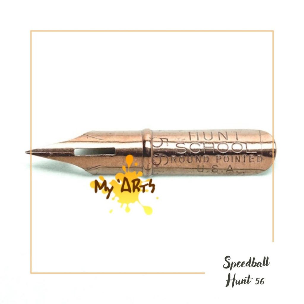 

Speedball Hunt 56 Vintage Calligraphy Nib Mata Pena Kaligrafi Lettering Dip Pen