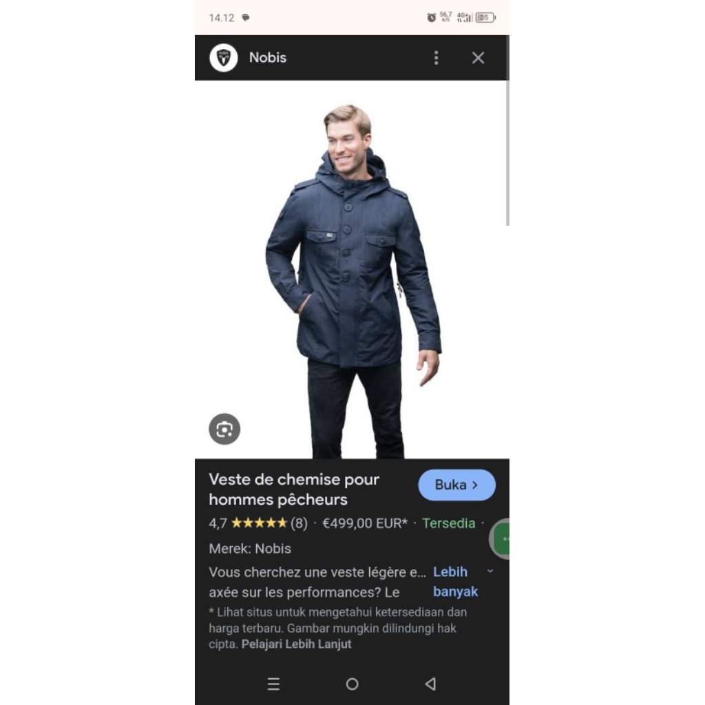 NOBIS fisherman shirt jacket outdoor sultan