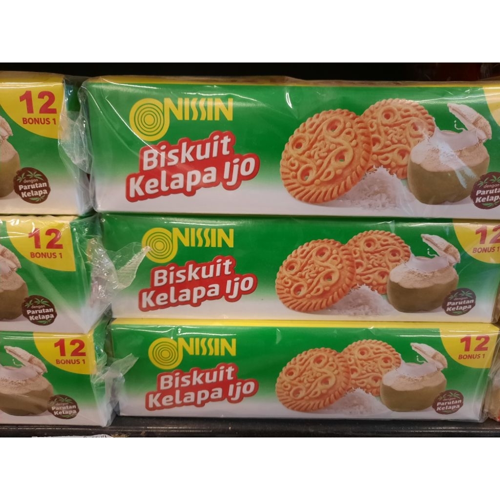 

NISSIN BISKUIT KELAPA IJO isi 12+1