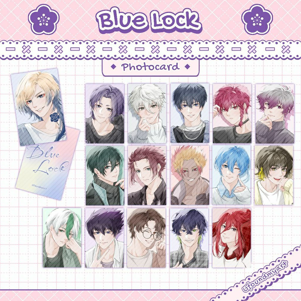 [Ufoundmyart] Photocard Blue Lock