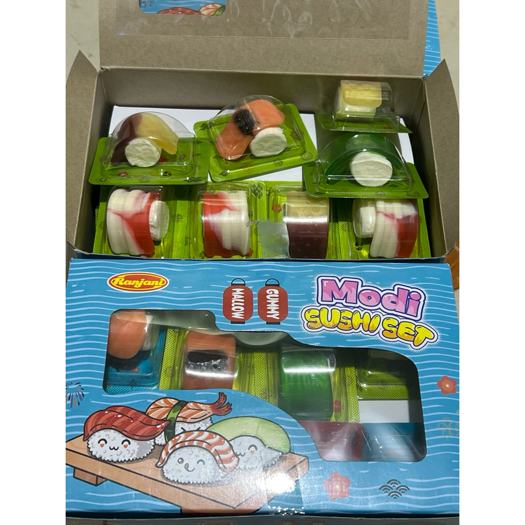 

PERMEN JELI ANEKA RASA | MODI SUSHI SET MALLOW GUMMY