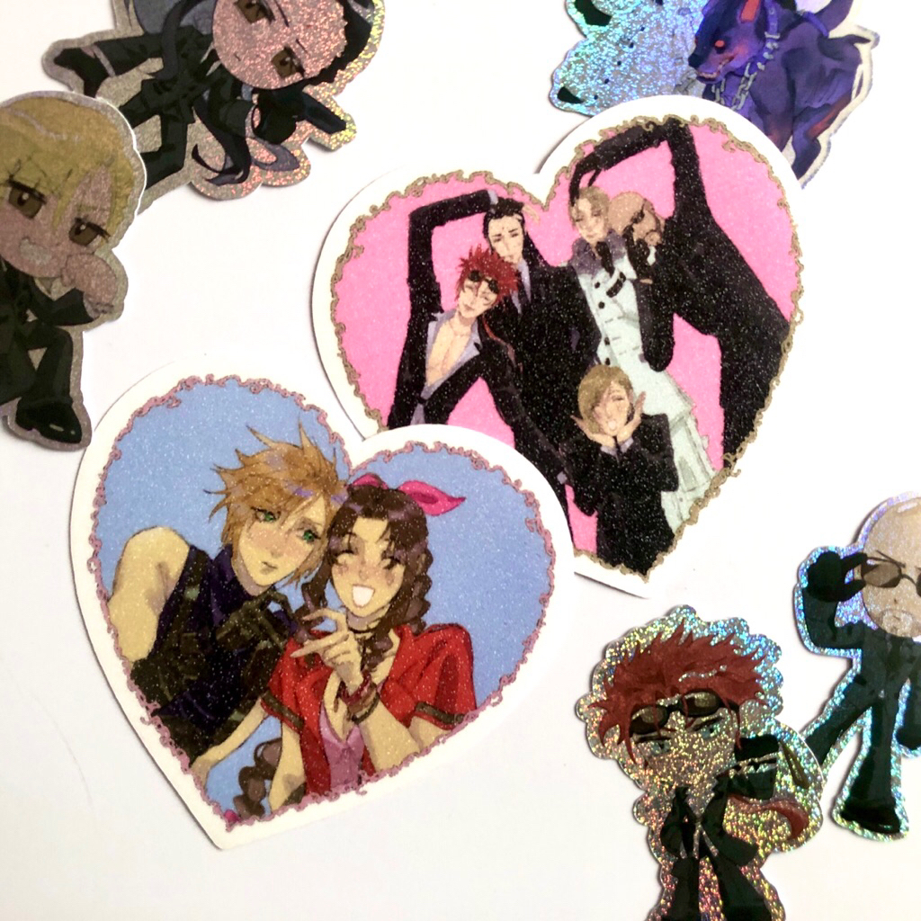 

FF7 Heart Sticker by exntrc