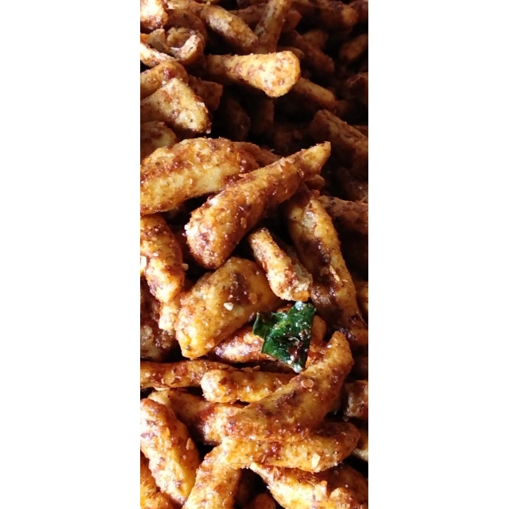 

1kg basreng baso goreng basreng setik rasa pedas daun jeruk