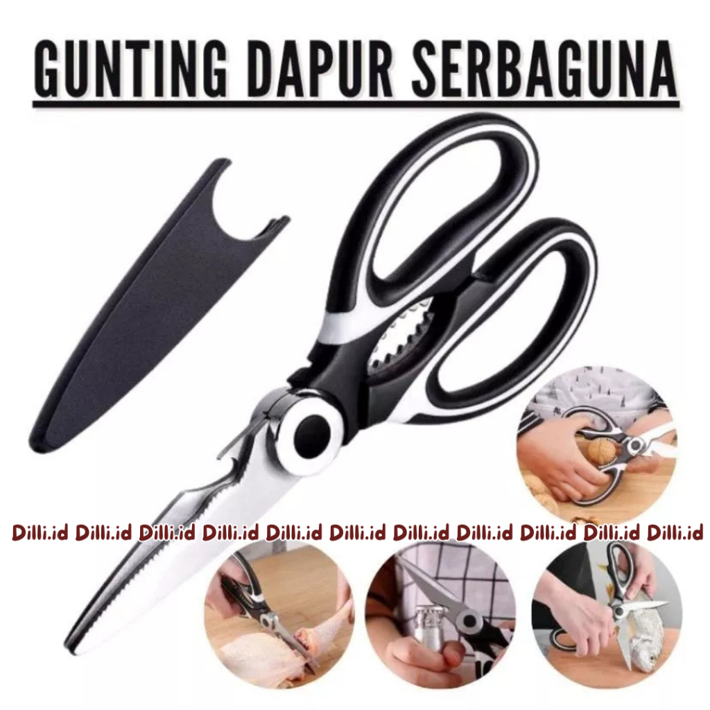 

Dilli.id - Gunting Dapur Serbaguna Stainless Steel Multifungsi Serbaguna Kitchenware Hot Item