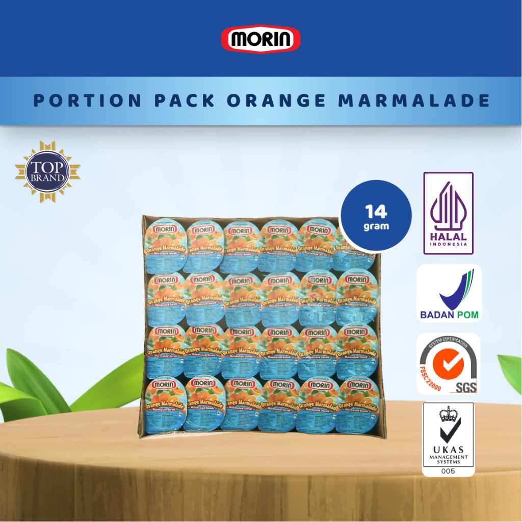 

Morin Orange Marmalade Jeruk 14 Gr