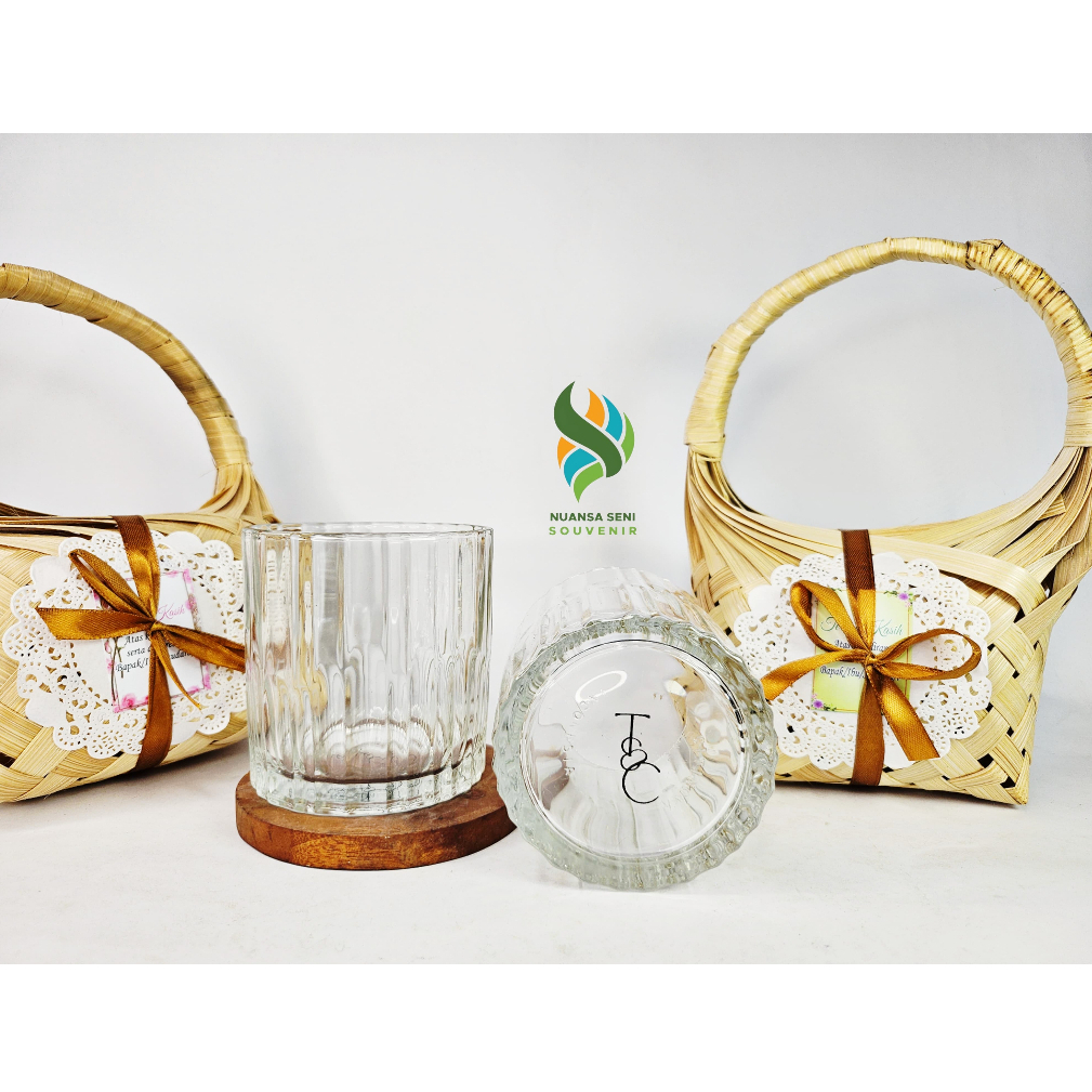 Souvenir Gelas Kaca Pica Gelas Wine Gelas Minum Cafe 330 ml Cangkir Sablon Kemas Besek Jinjing