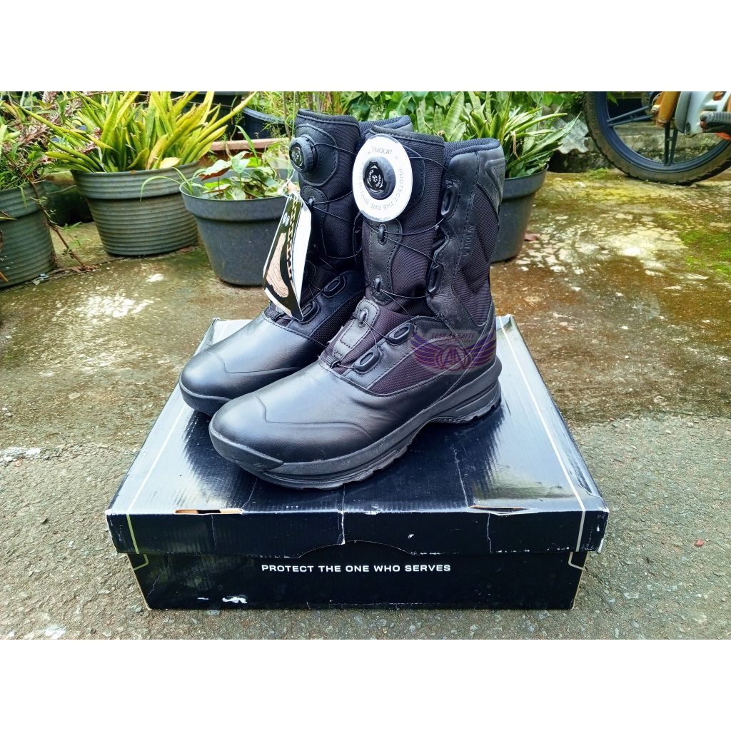 Sepatu PDL Molay Honu MK 2 Tactical Boots Tali Putar Black