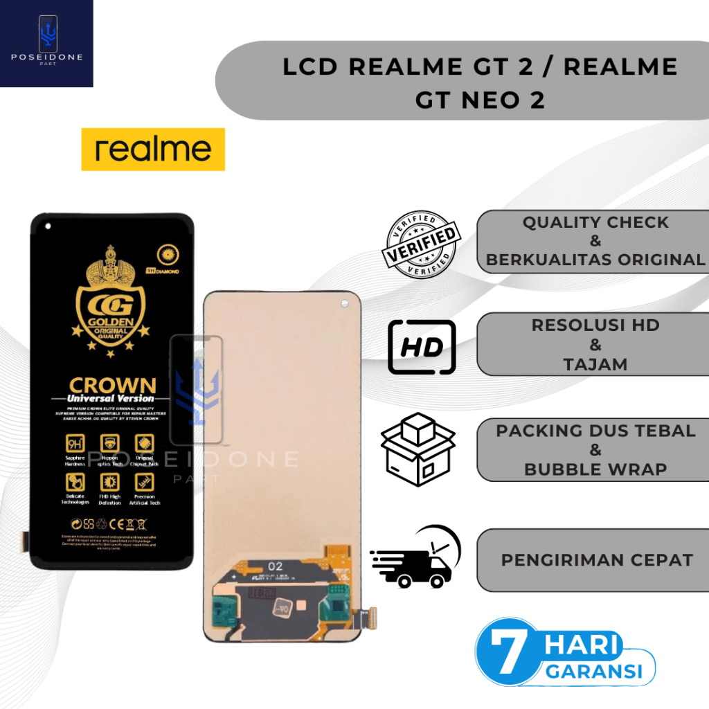 LCD REALME GT 2 / REALME GT NEO 2 FULLSET COMPLETE