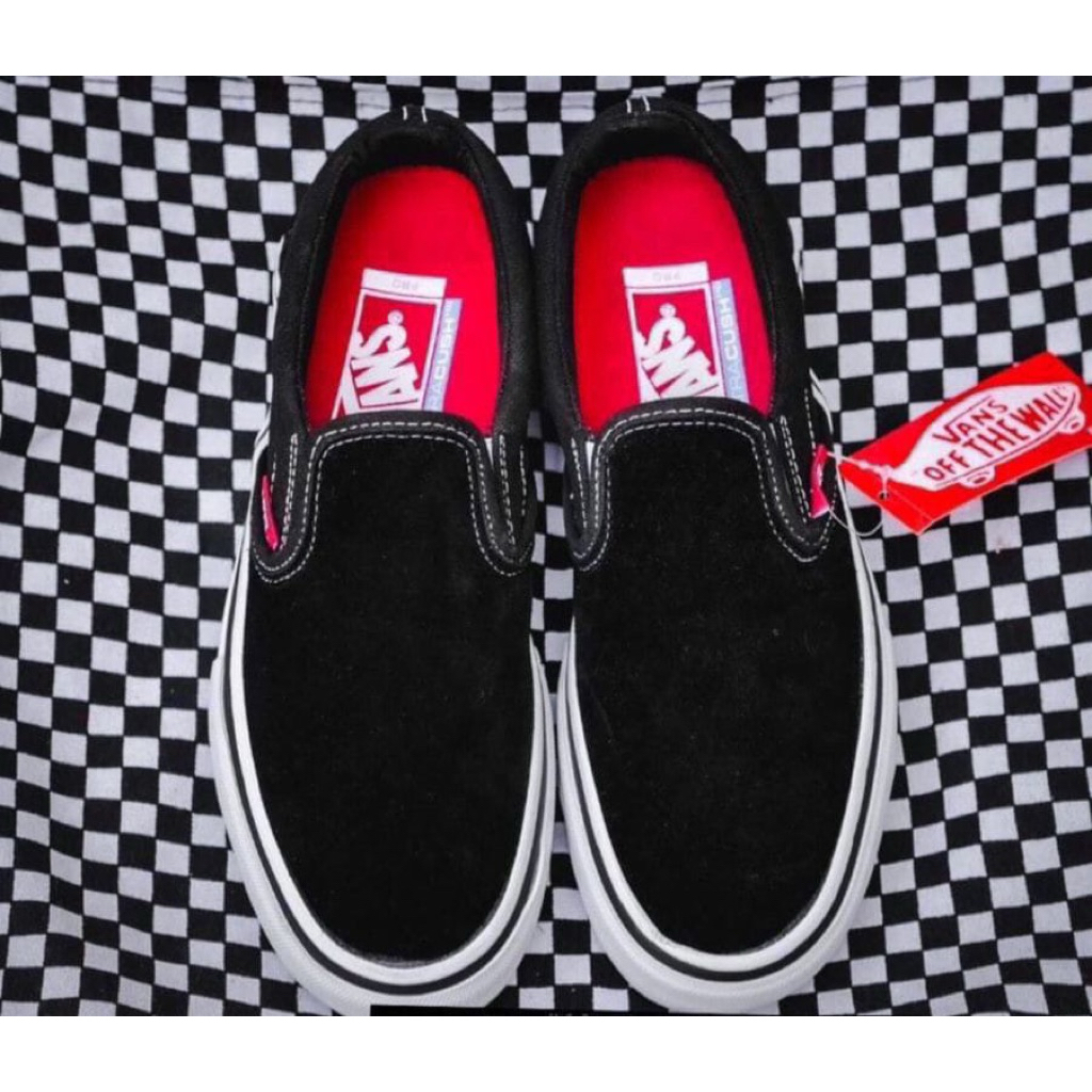 Vans Slip On Pro Black White