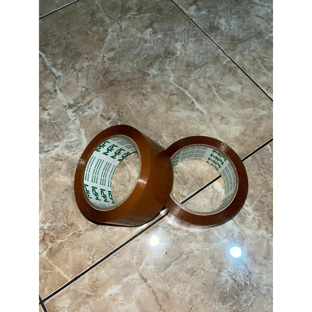 

Lakban Packing MELON 2inch 48mm x 90yard Opp Packing Tape isolatip / isolasi
