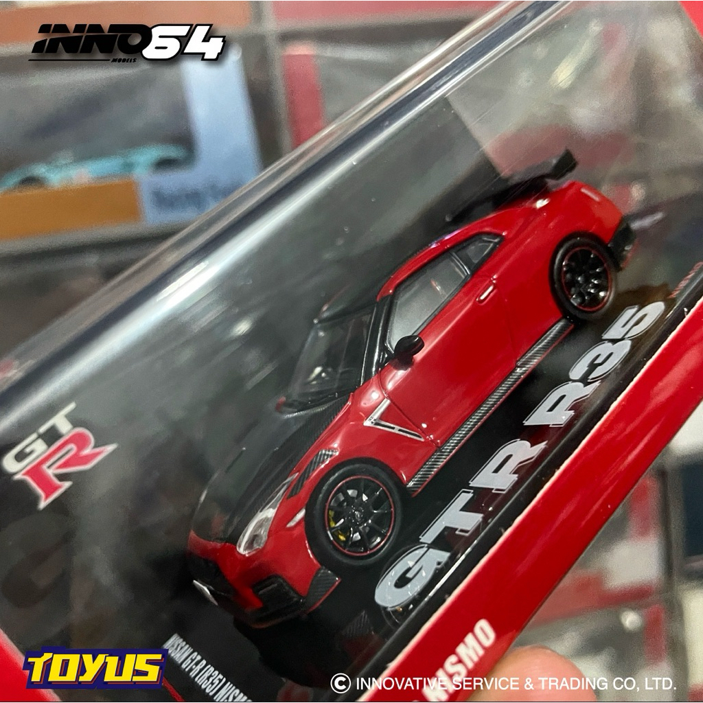 Inno64 Inno - Nissan GTR R35 Nismo Red Carbon Hood