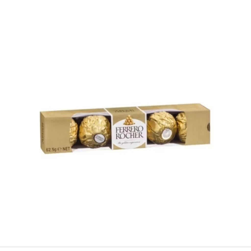 

Ferrero Rocher Chocolate 62.5 g isi 5 Cokelat 12.5 gram
