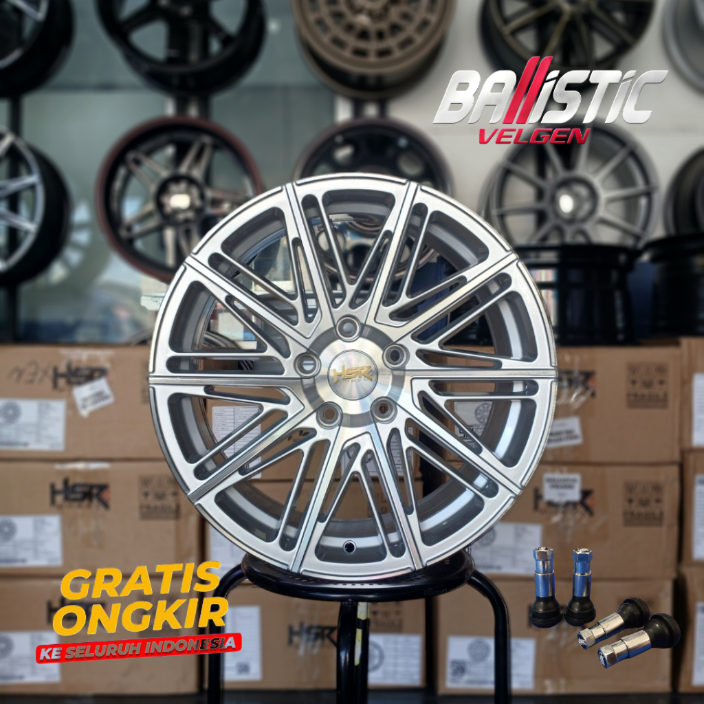 VELG RACING HSR WHEELS RING 17 HSR BALIGE BUAT XPANDER HRV BRV WRV HARIER ERTIGA LUXIO APV SX4
