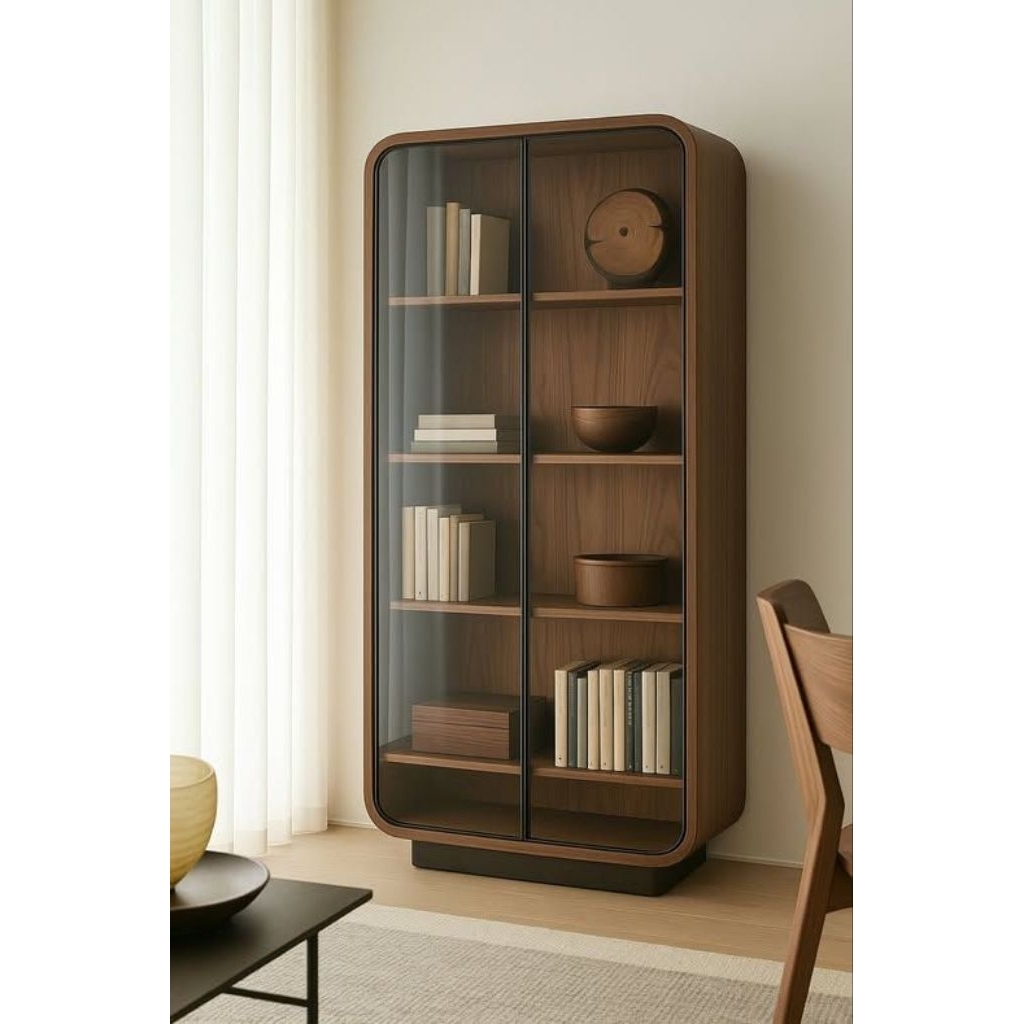 LEMARI HIAS / LEMARI  BUKU / LEMARI  PAJANGAN KAYU JATI