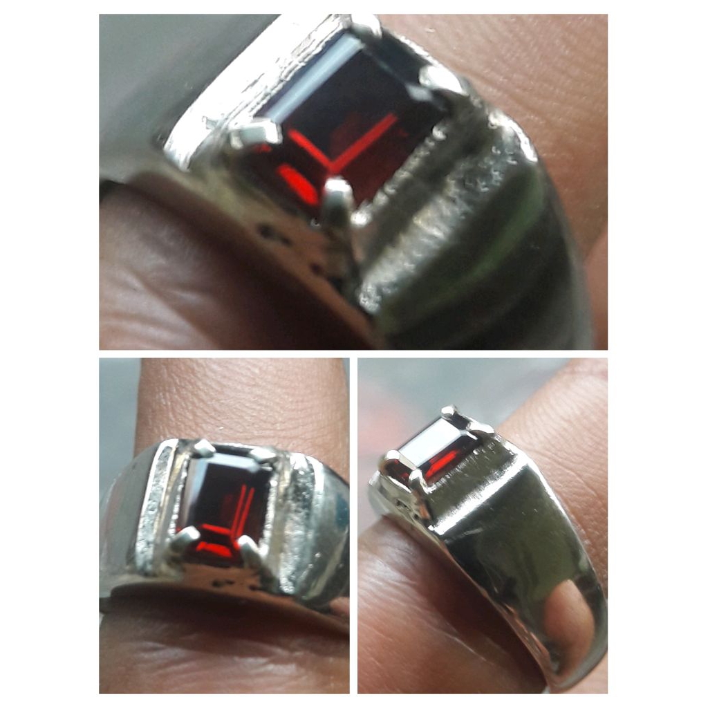 natural red garnet