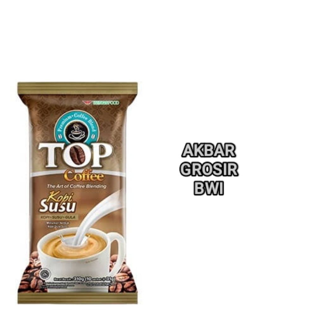 

TOP COFEE SUSU 3 IN 1 10Pcs