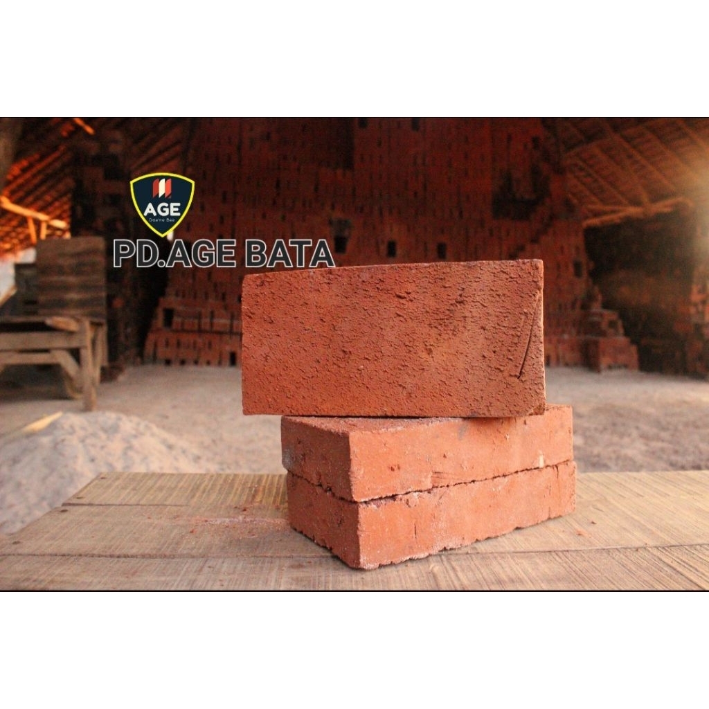 Batu Bata Merah Press Cilegon Berkualitas Asli Ukuran 19x9x4cm Pembakaran 2 Kali Melalui oven