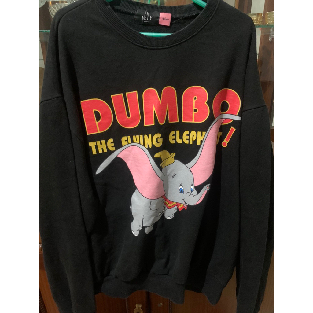 {PRELOVED} crewneck oversize brandong ori (im vely x disney dumbo)