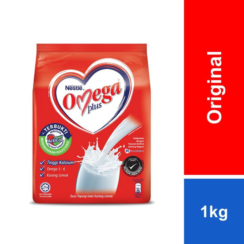 

OMEGA Plus Biasa Susu Bubuk Instan Malaysia (1kg)