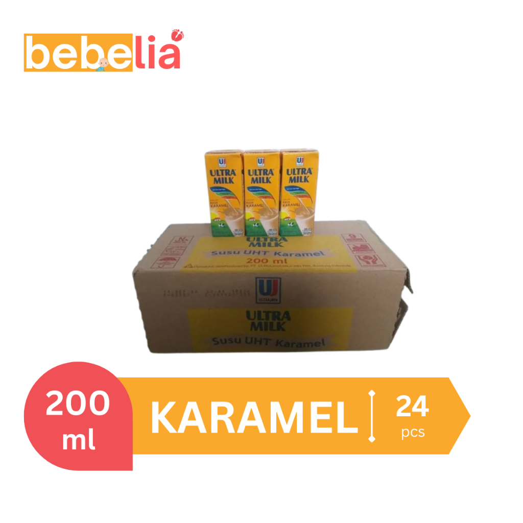 

Ultra Milk Susu UHT Karamel 200 ml 1 dus isi 24 pcs Khusus Pengiriman Standar & Kargo Free Bubble Wrap & Kardus