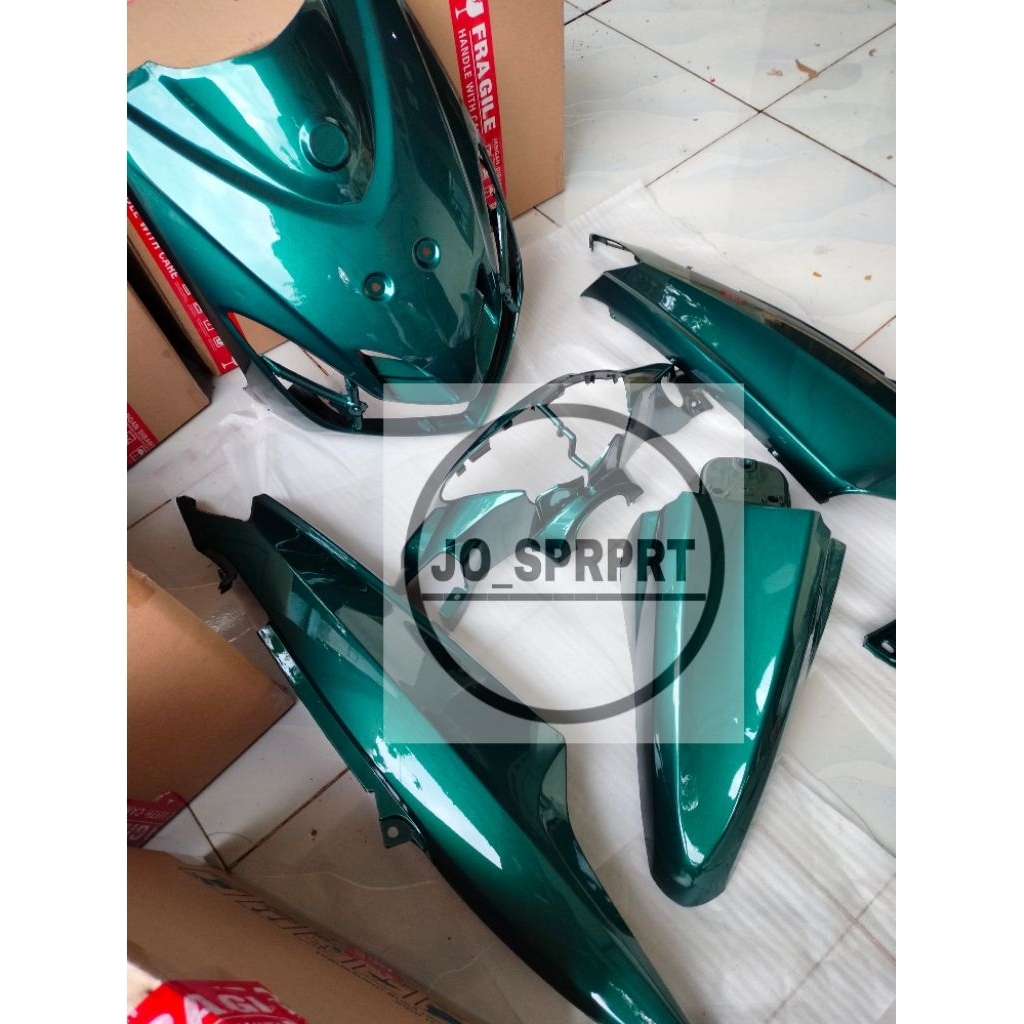 Full body halus yamaha mio sporty - hijau botol