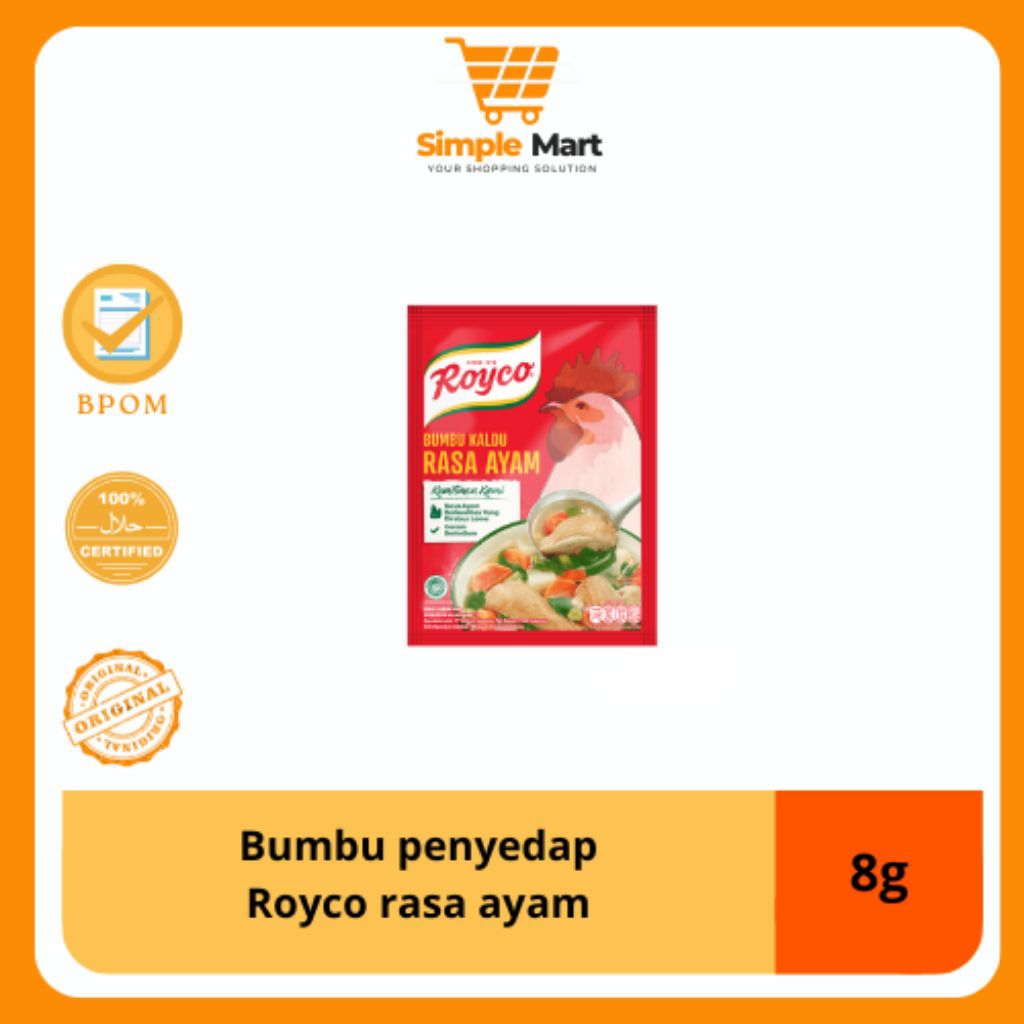 

Bumbu penyedap masakan ROYCO rasa ayam