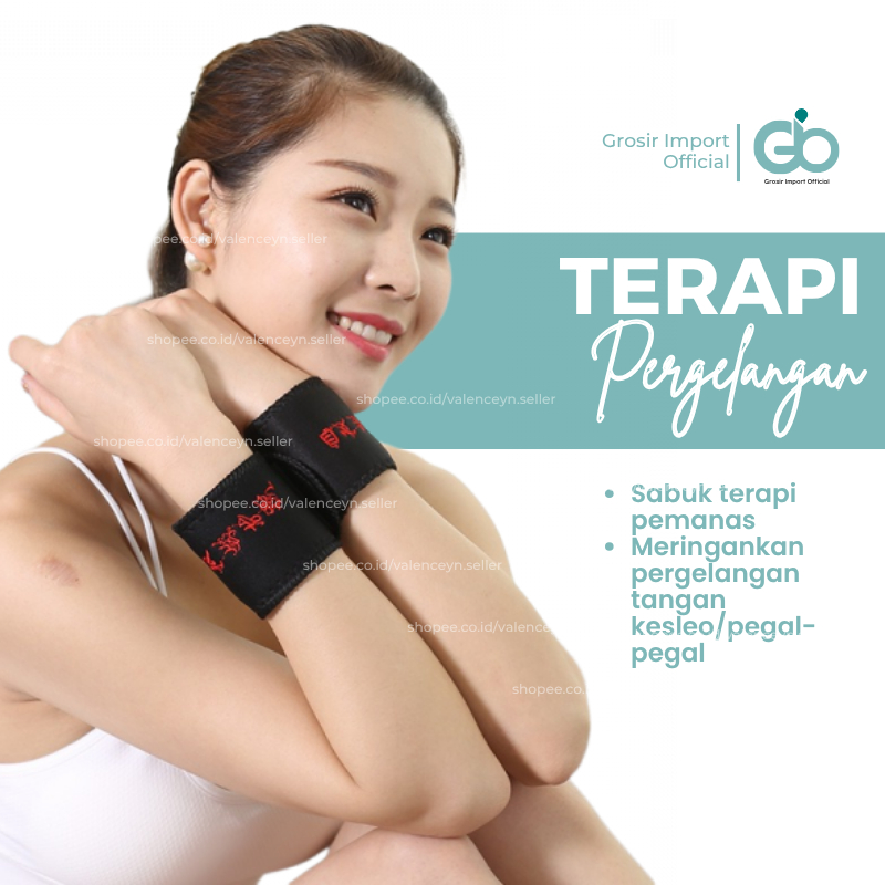 Pelindung Terapi Pergelangan Tangan Nyeri Perawatan Tubuh Aksesoris Deker Dekker Wrist Band Sabuk Te