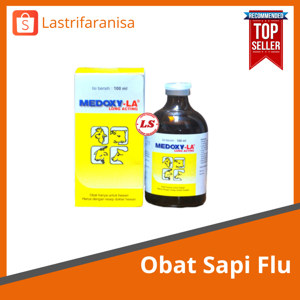 MEDOXY LA 100 ML Medoxy La Kemasan 100ml Medoxy La Obat Sapi