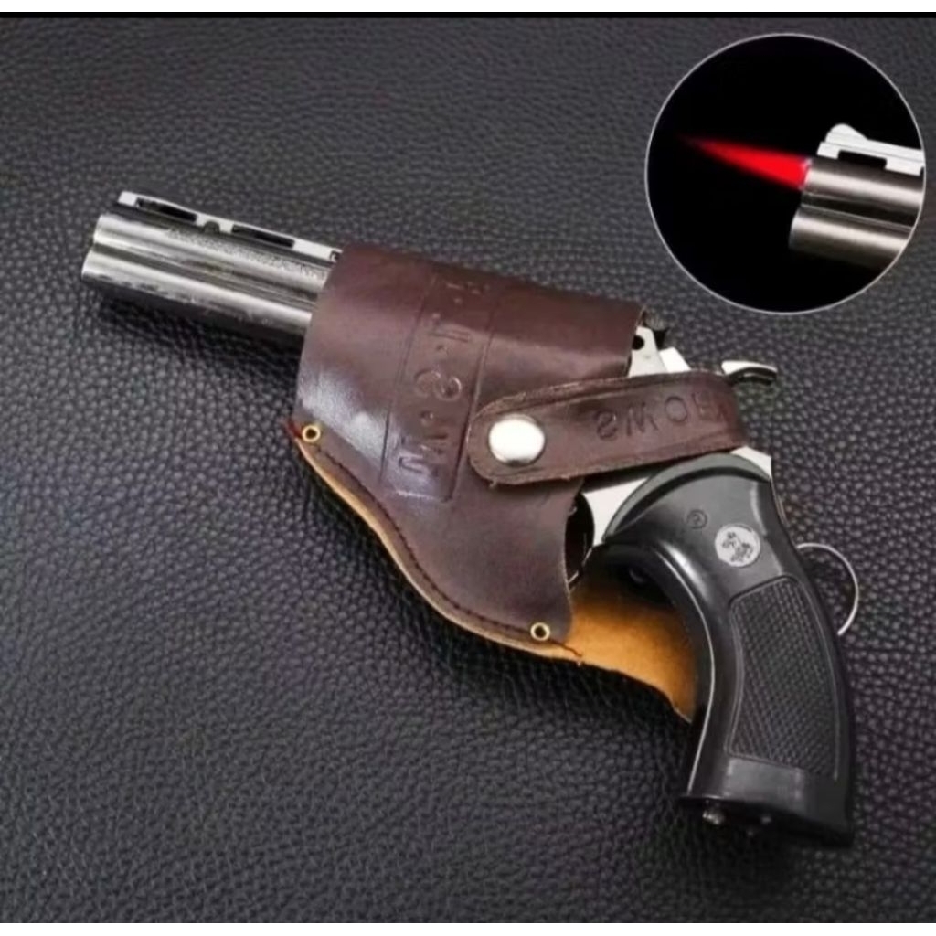 Korek Api Pistol model phyton 609 Revolver (Size Sedang)