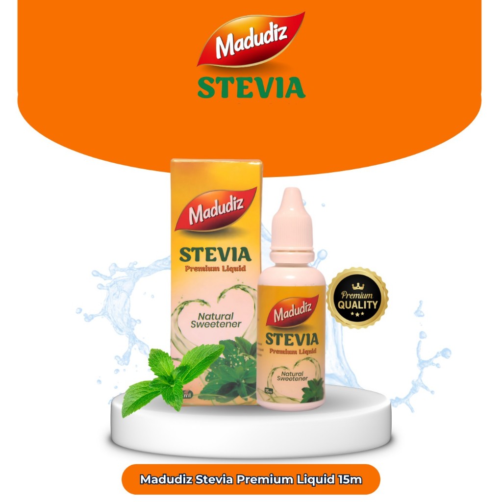 

Stevia Premium Liquid Madudiz 15ml | Pemanis Alami 0 kalori